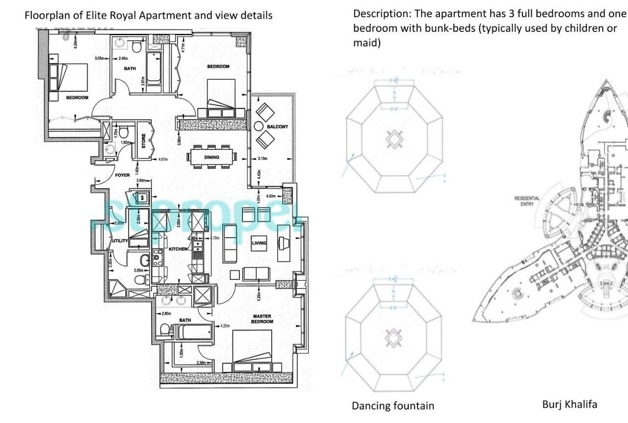 Elite Royal | Burj Residences Tower 5 | Gold * Дубай